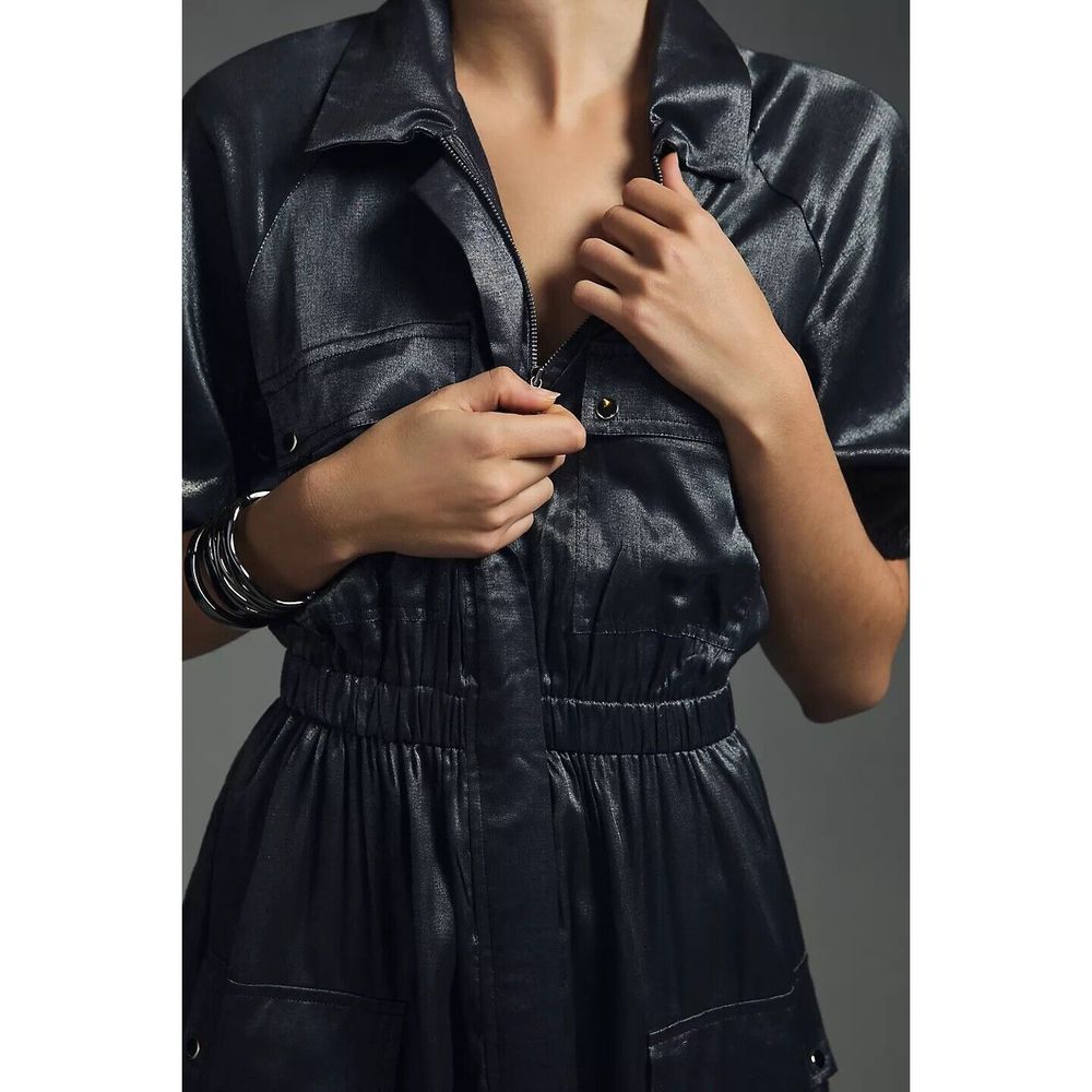 Anthropolgie x Samant Chauhan Utility Shirt Dress Size 1XL - Picture 3 of 15